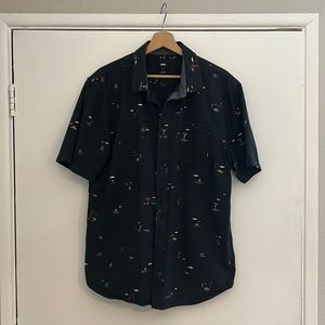 Vans Black button down